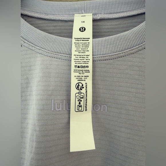 NEW - lululemon - Swiftly High-Low Cropped Tank - LAVENDER FROST - Picture 4 of 6